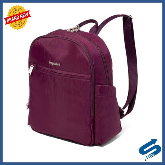 Anti-Theft Travel Backpack 9.4x13x5 Locking Zippers RFID Slash-Resistant main image 5